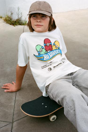 HOT WHEELS ™ MATTEL PRINT T-SHIRT - White by Zara - Image 4