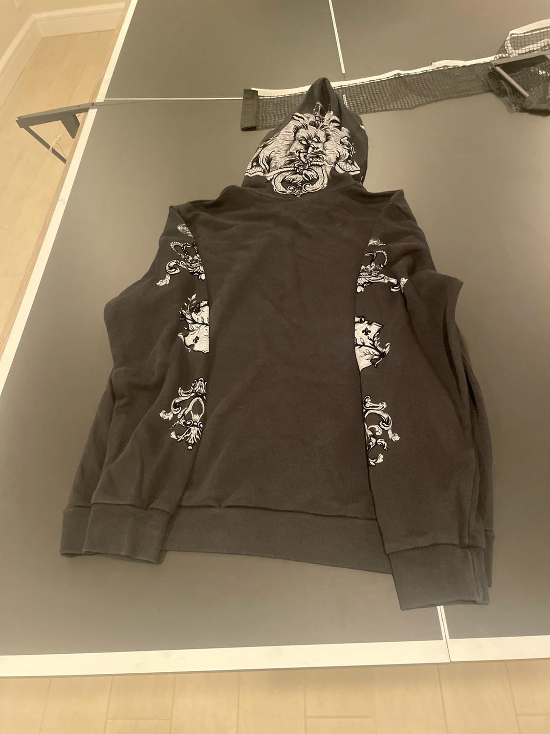 FLOCKED HERALDIC SWEATSHIRT - Image 6