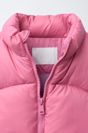 WATER-REPELLENT PADDED GILET - Mid-pink by Zara - Image 5