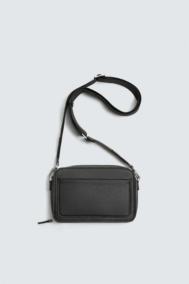 SAC BANDOULIÈRE TEXTURÉ - Noir de Zara