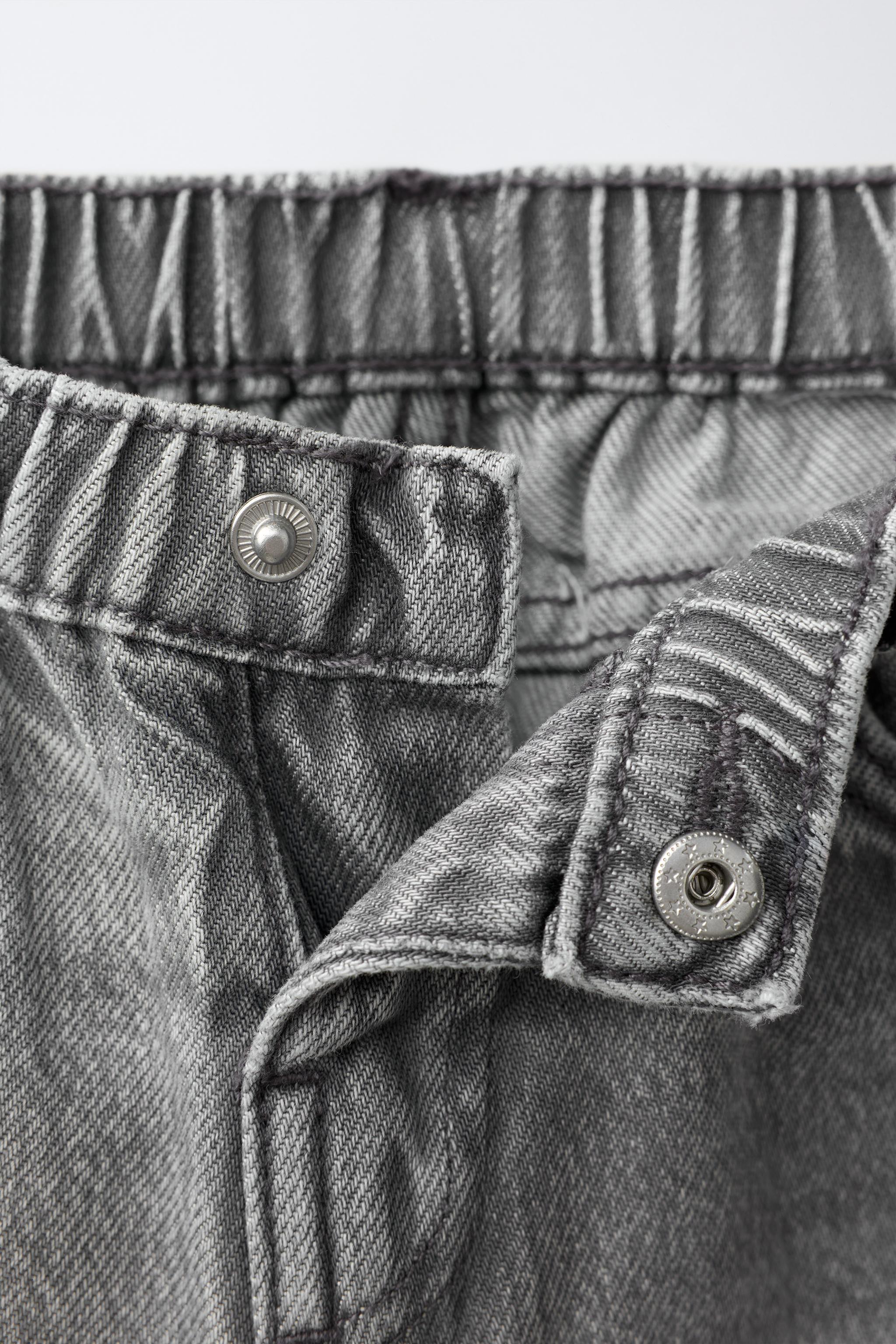 Детские джинсы Zara STAR AND HEART WIDE LEG JEANS — фото 4