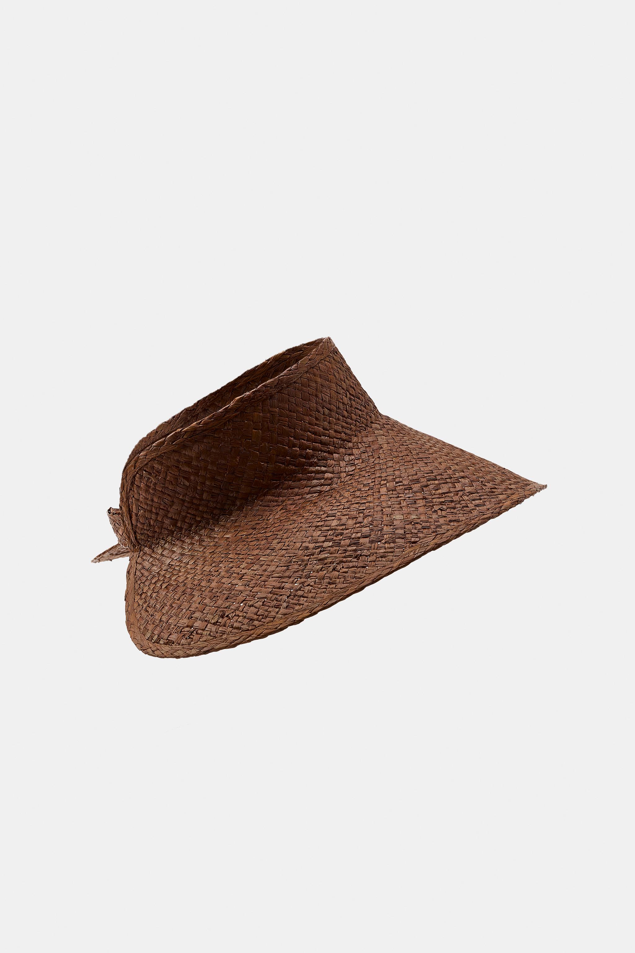 Zara %100 HASIR ÖRGÜ VİZÖR görsel 3