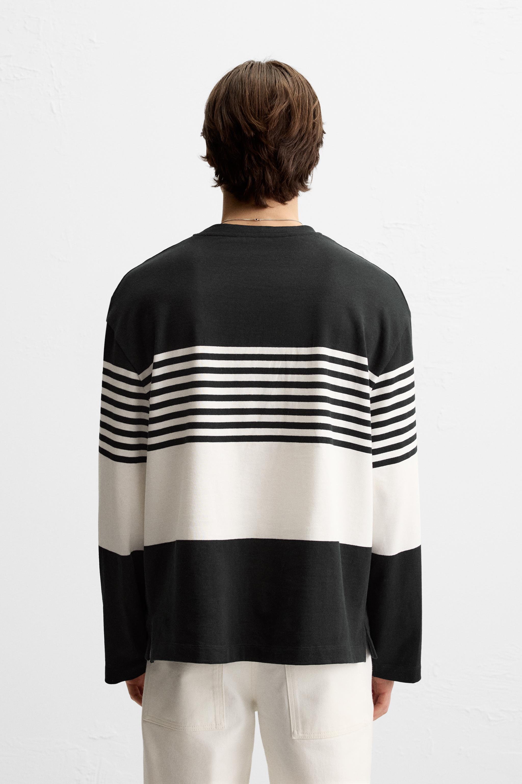 ★ドイツ発*ZARA*新作*LIMITED EDITION-STRIPED長袖Tシャツ★ ☆ドイツ発*ZARA*新作*LIMITED EDITION-STRIPED長袖Tシャツ