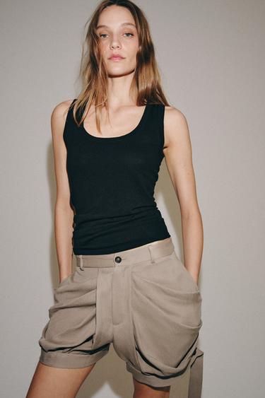 EXTRA FINE KNIT TOP - Black by Zara