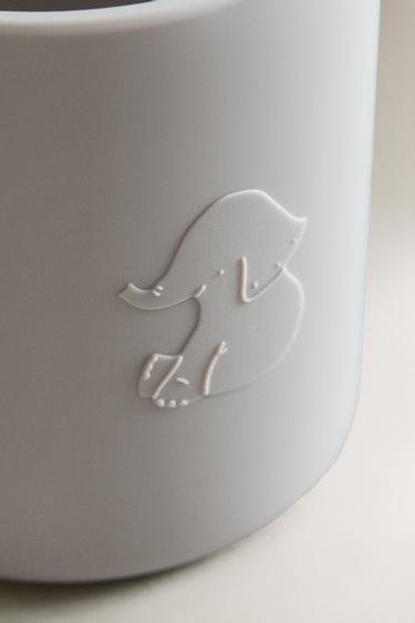CHILDREN'S SILICONE ELEPHANT TUMBLER - Greyish by Zara - Image 3