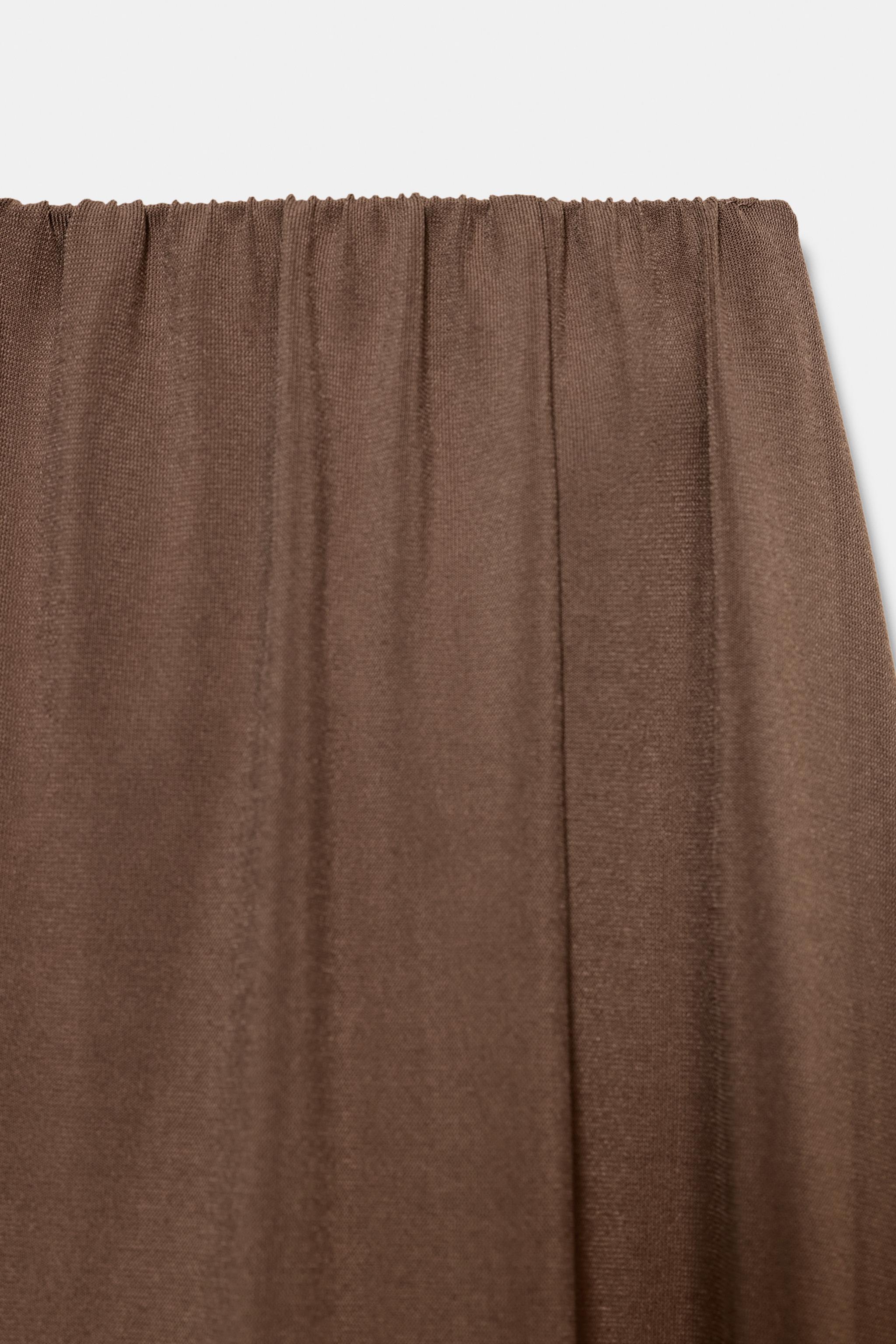 ASİMETRİK DÖKÜMLÜ BAGGY PANTOLON - Görsel 8