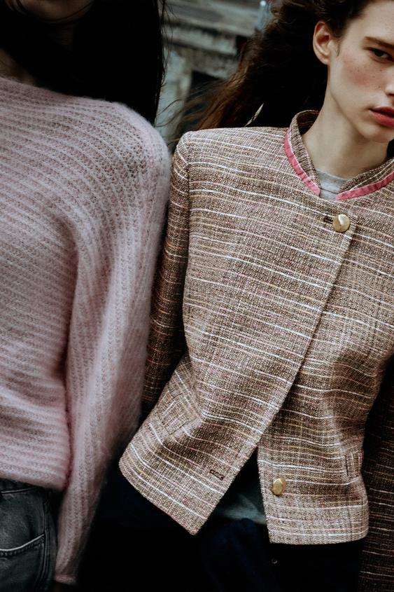 VOLUMINOUS SLEEVE JUMPER - Pale pink by Zara - Image 4