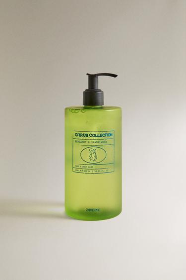 (500 ML) FLÜSSIGE SEIFE BERGAMOT & SANDALWOOD - Cremefarben / Grün von Zara
