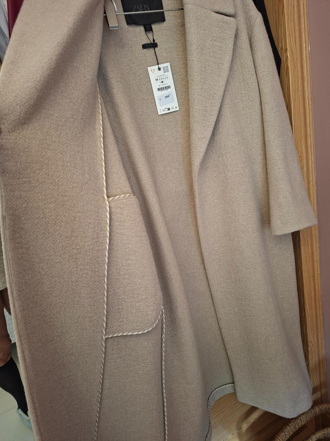 100% CASHMERE COAT ZW COLLECTION - Image 2