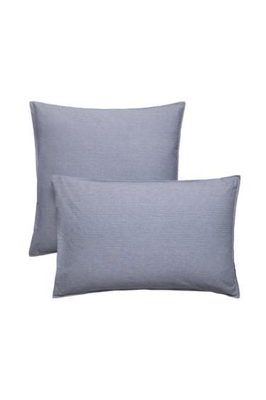 Zara STRIPED PILLOWCASE - Blue