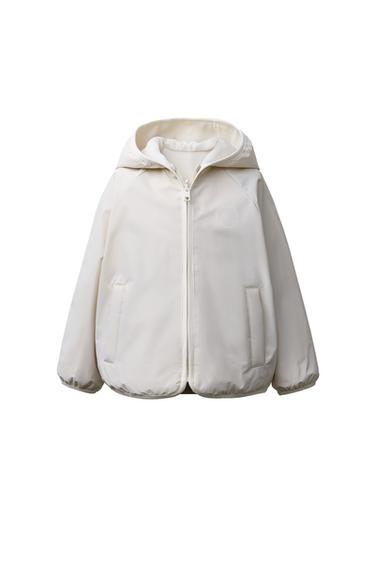 REVERSIBLE FLEECE JACKET - Ecru by Zara
