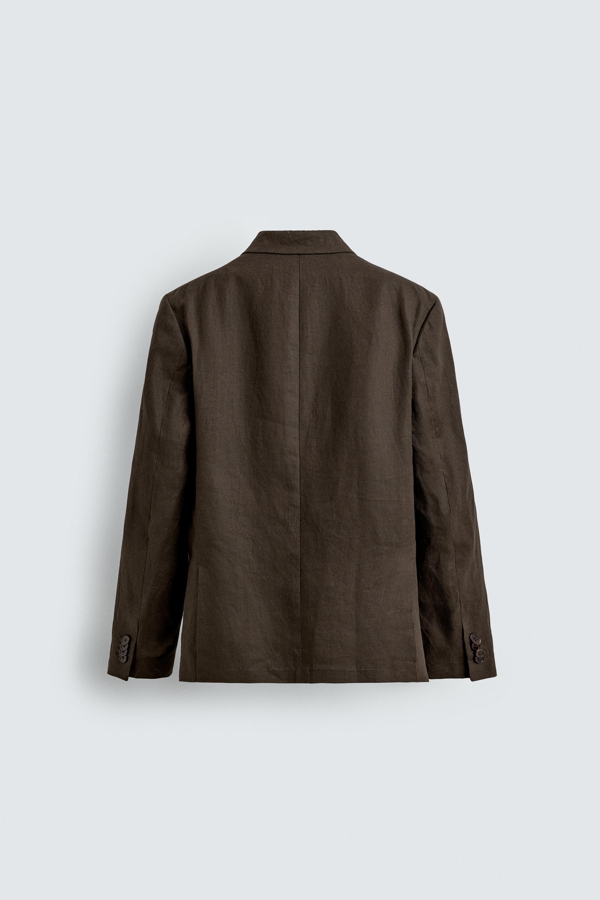 100% LINEN SUIT JACKET