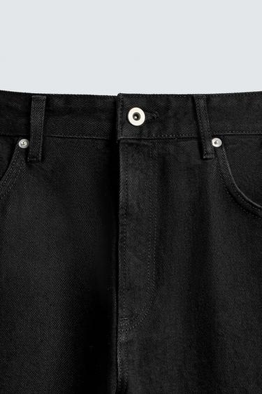 JEANS FLARE FIT - Schwarz von Zara