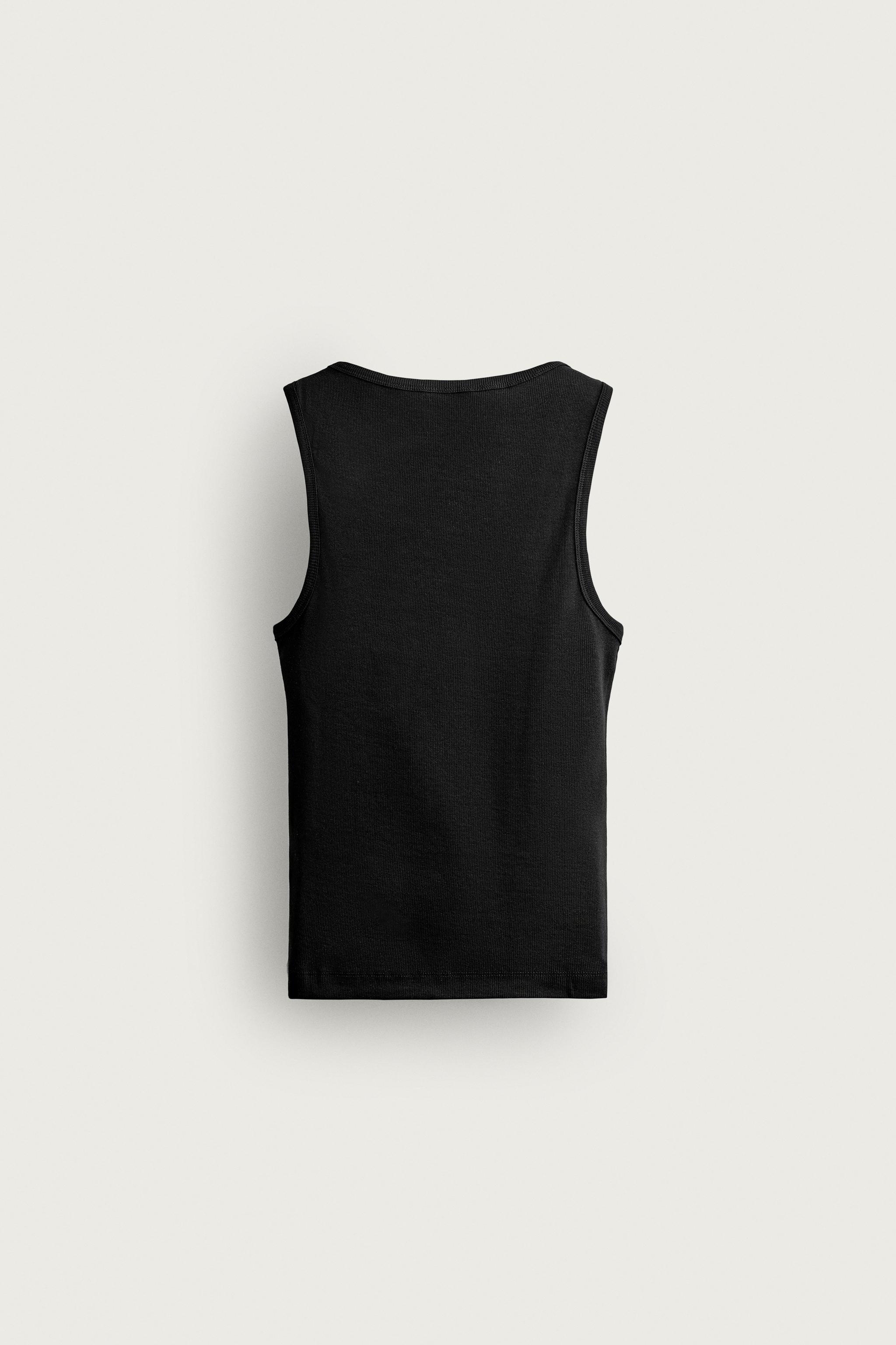 BASIC RIBBED TANK TOP