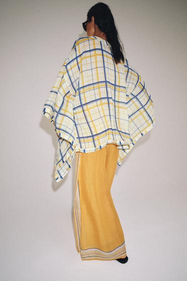 ZW COLLECTION 100% RAMIE STRIPED TROUSERS - Printed by Zara - Image 2