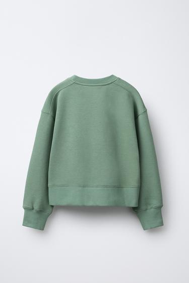 SWEAT DE JOGGING BASIQUE - Vert de Zara - Image 1