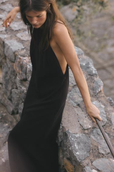 COMBINAISON LONGUE LYOCELL - Noir de Zara - Image 2