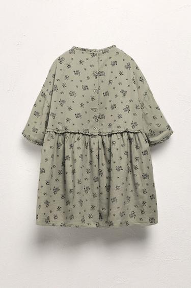 6-10 ANS / ROBE À FLEURS ET VOLANTS ÉDITION LIMITÉE - Imprimée de Zara - Image 1