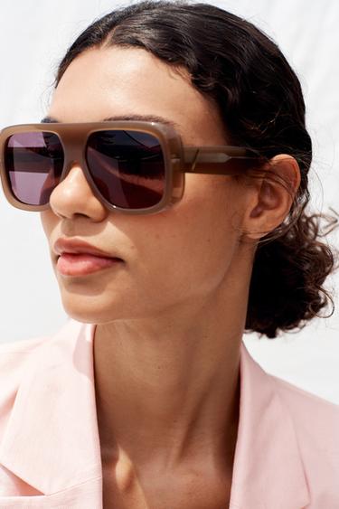BLAZER AJUSTÉ À MANCHES COURTES EN LIN - Rose de Zara - Image 3