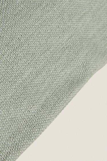 Zara PLAIN THROW PILLOW COVER - Mid-green