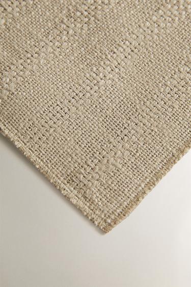 TEXTURED LINEN PLACEMAT - Light beige by Zara - Image 2