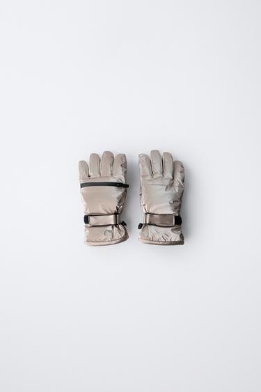 GUANTS ENGOMATS WINDPROOF SKI COLLECTION - Plata de Zara