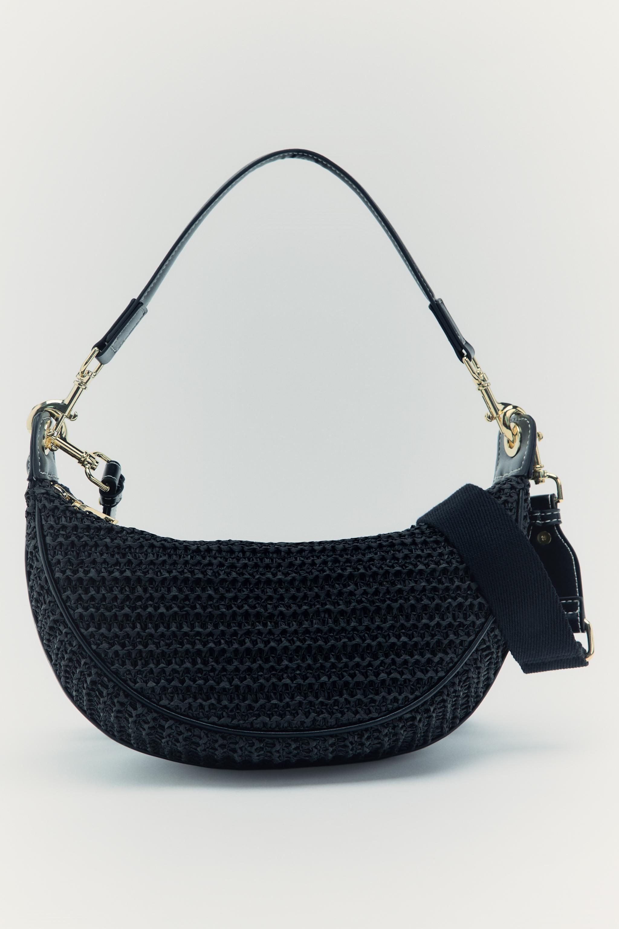 Straw crossbody 2024 bag zara