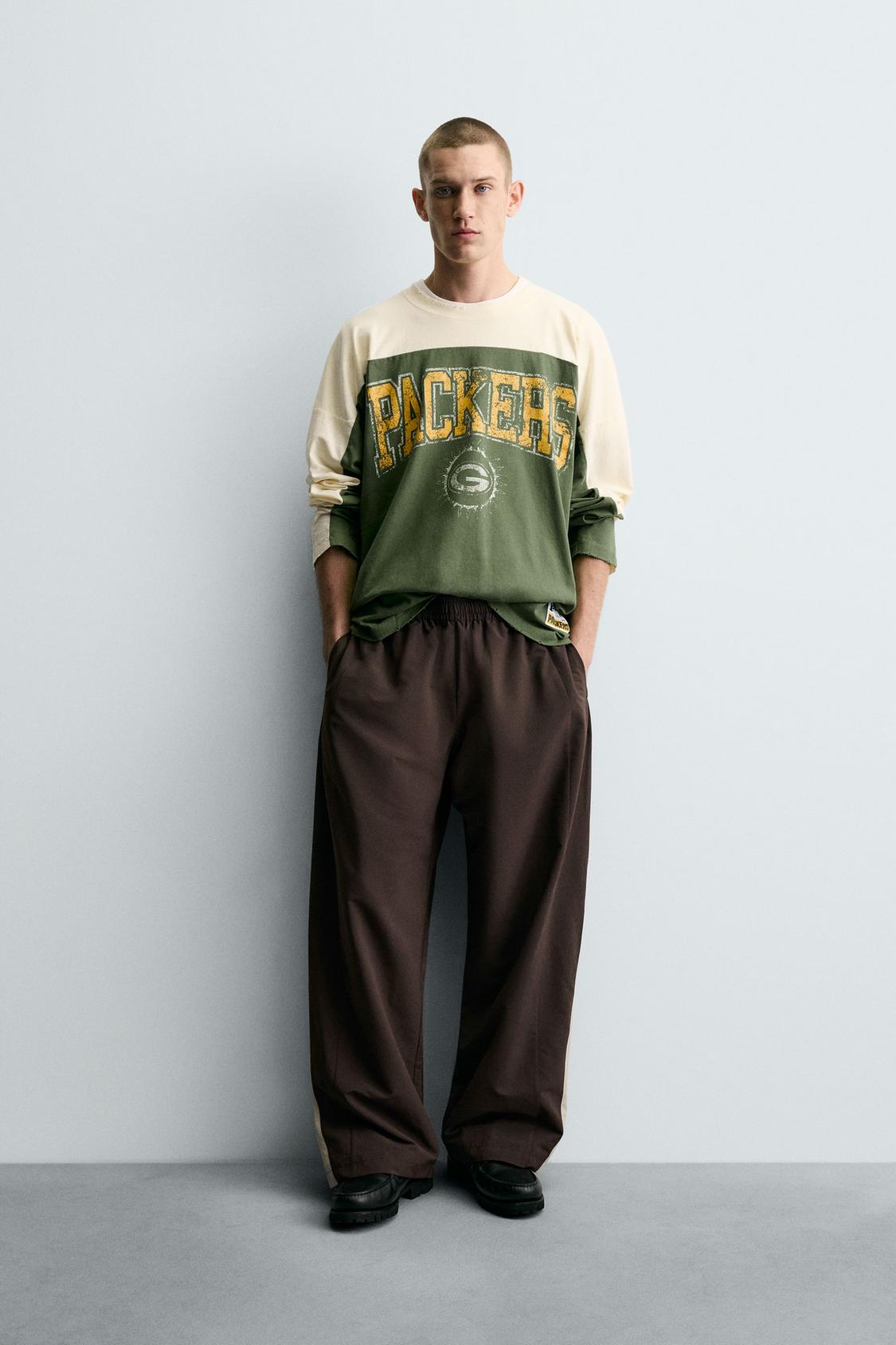 ZARA ПОСТИРАЛА ФУТБОЛКУ NFL GREEN BAY PACKERS