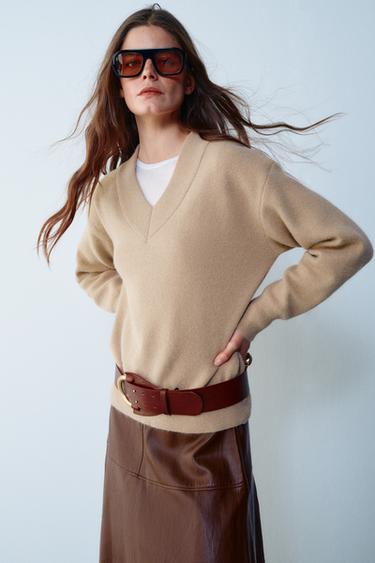SOFT TOUCH KNIT SWEATER — Sand 2