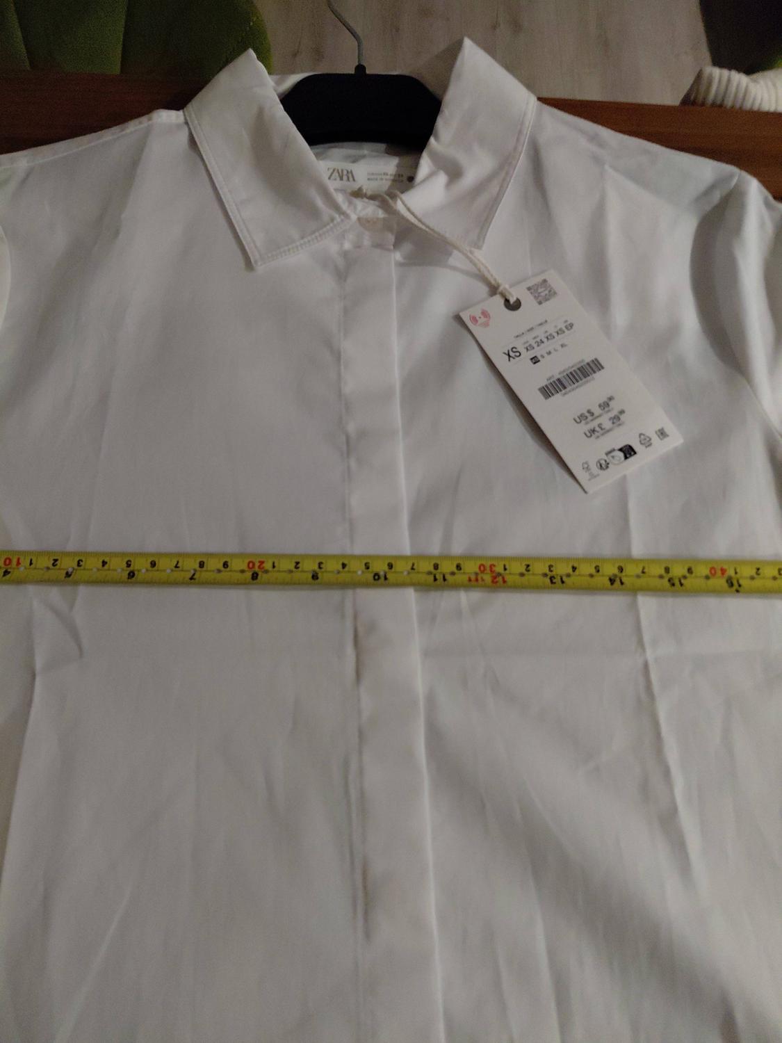 ZW COLLECTION ASYMMETRIC POPLIN SHIRT - Image 6