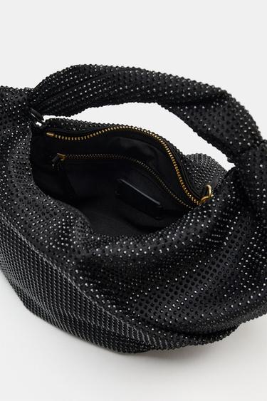SHINY APPLIQUÉ HANDBAG - Black by Zara - Image 5