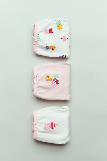 Zara 2-6 YEARS/ THREE-PACK OF PEPPA PIG ™ UNDERWEAR - Pink