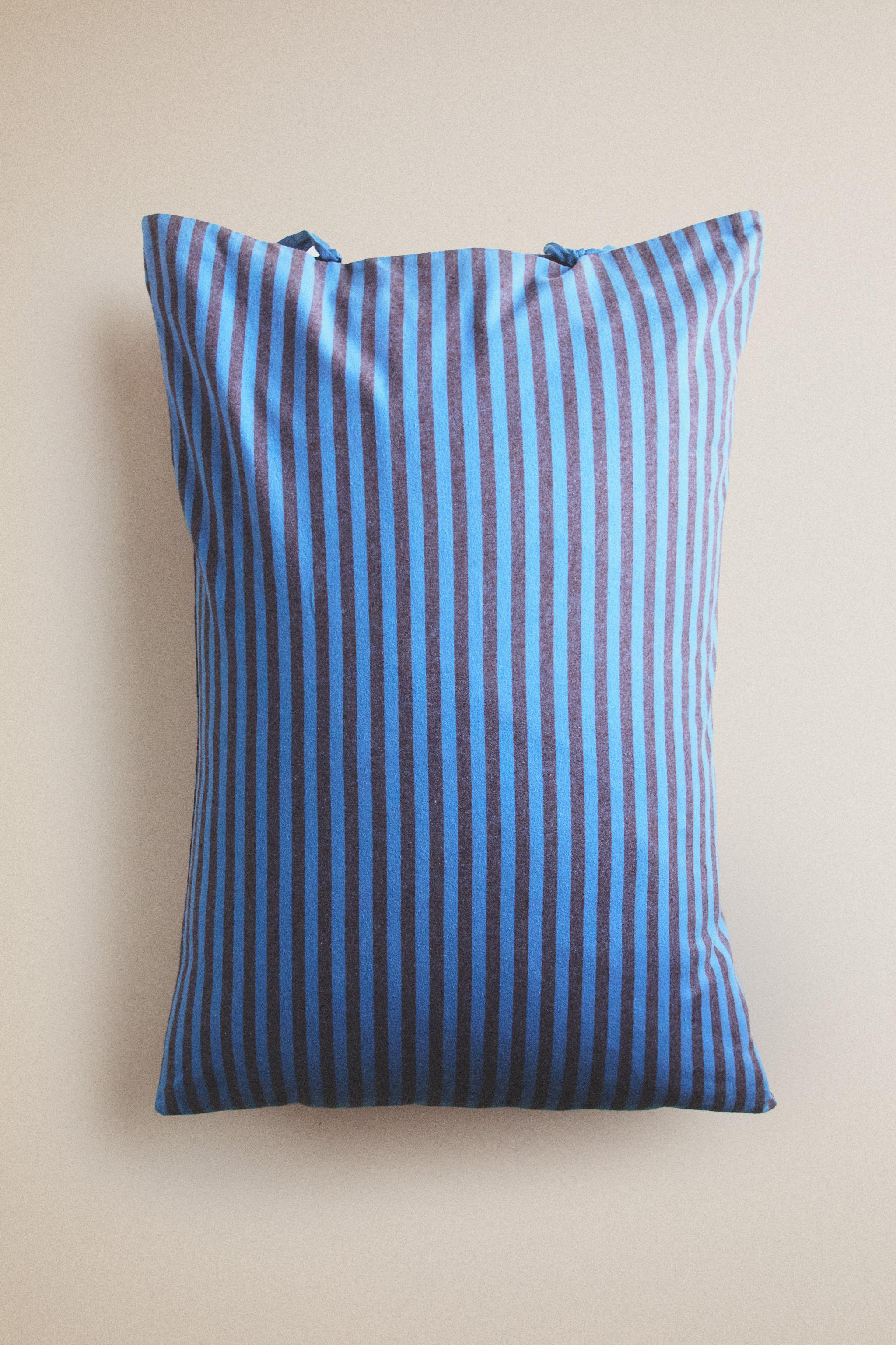 TAIE D’OREILLER ENFANT COTON FLANELLE RÉVERSIBLE