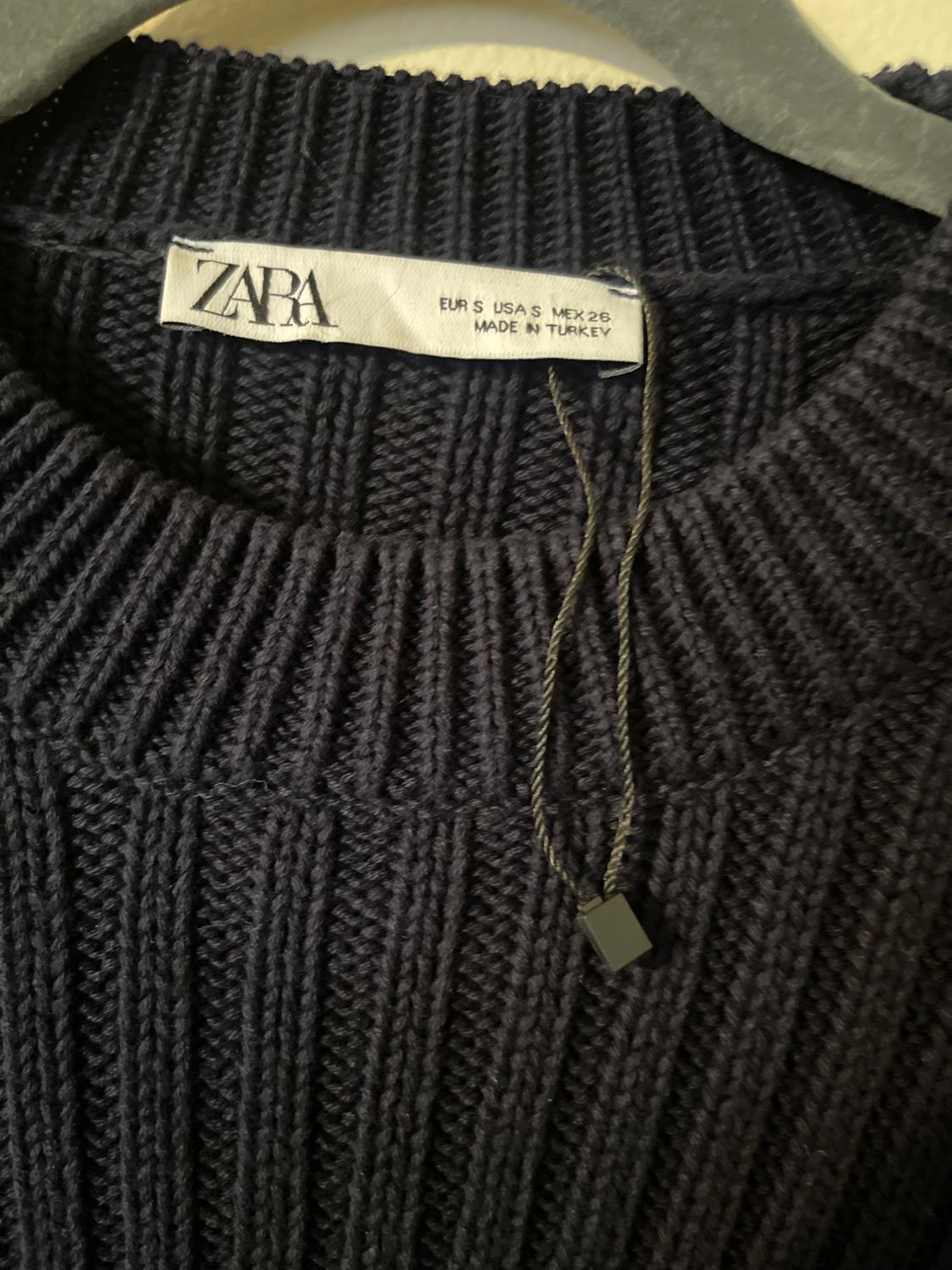 CROPPED KNIT SWEATER - Image 2