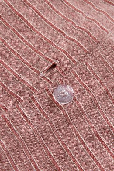 HOUSSE DE COUETTE ENFANT RAYURES NOËL - Rouge de Zara - Image 3