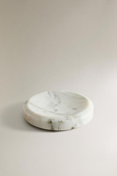 MARBLE BATHROOM SOAP DISH - Greens by Zara - Image 1