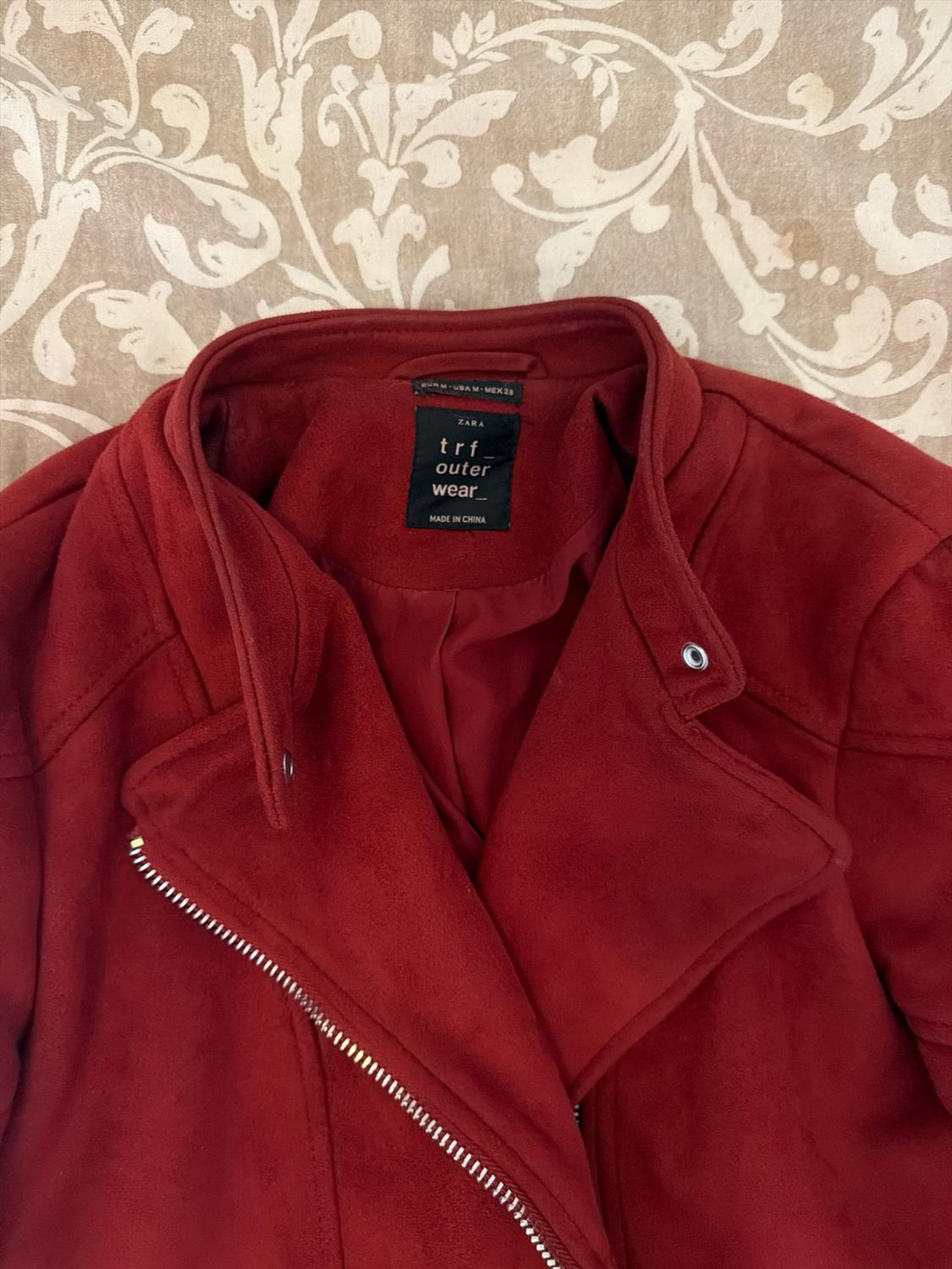 FAUX SUEDE BIKER JACKET - Image 2