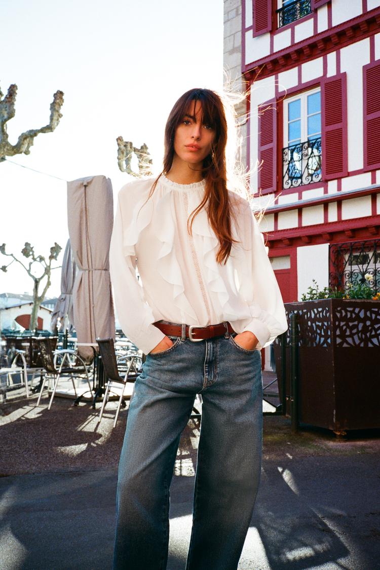 Moda Blusas Cortas Zara DiseÃ±o De Indumentaria Universidad