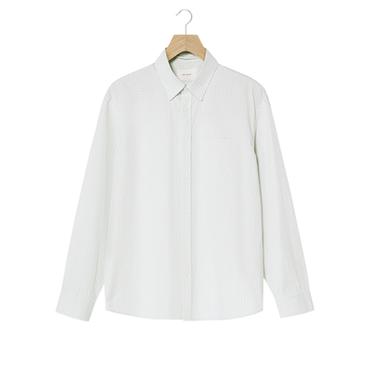 CAMISA POPELÍN CUADROS - Verde agua de Zara