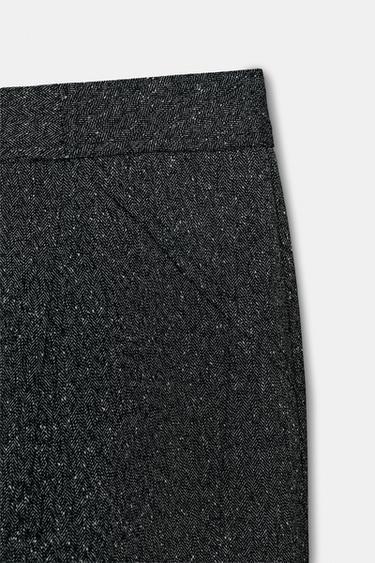 JASPE MIDI PENCIL SKIRT - Grey marl by Zara - Image 7