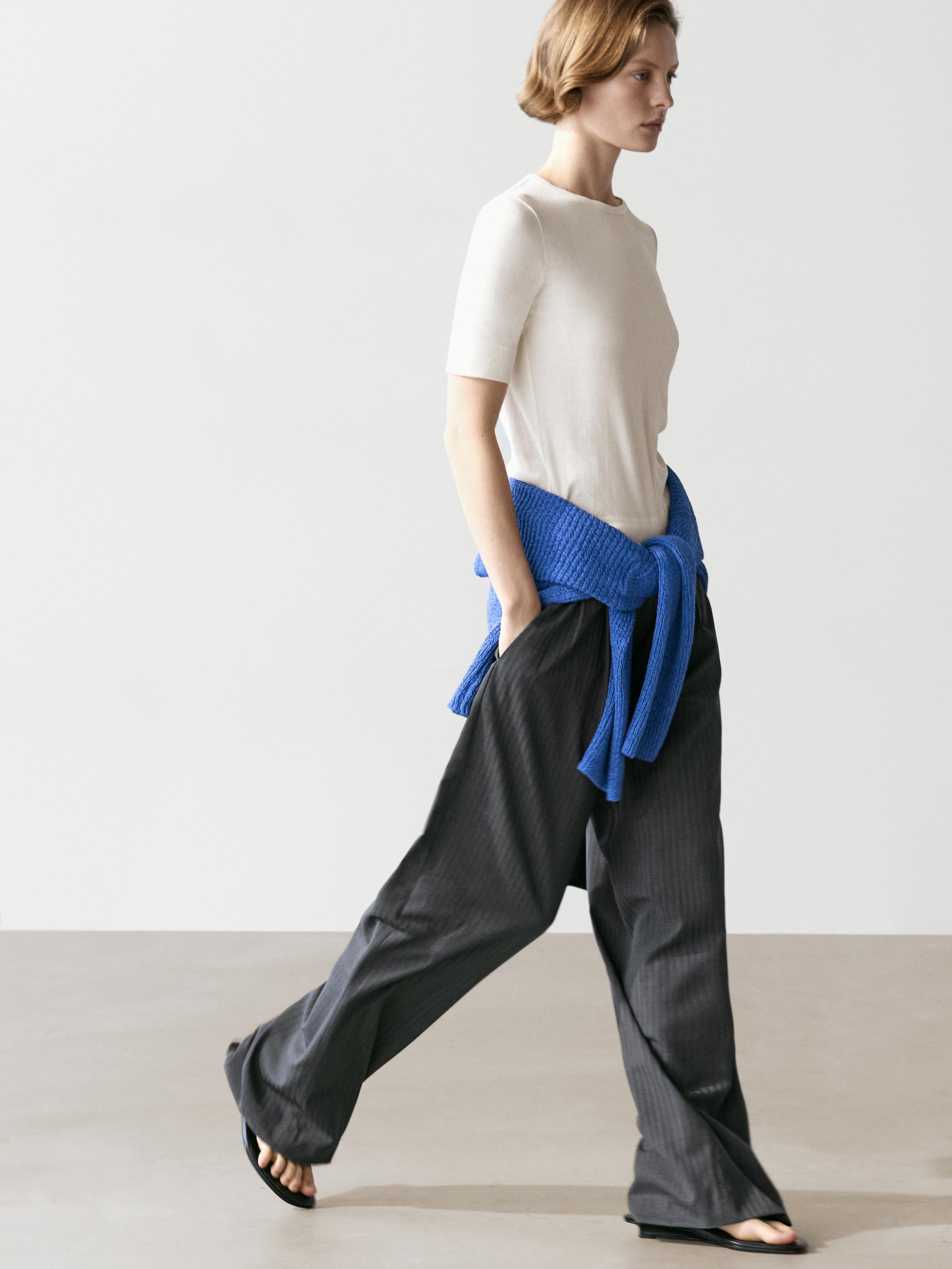 Cotton blend T-shirt