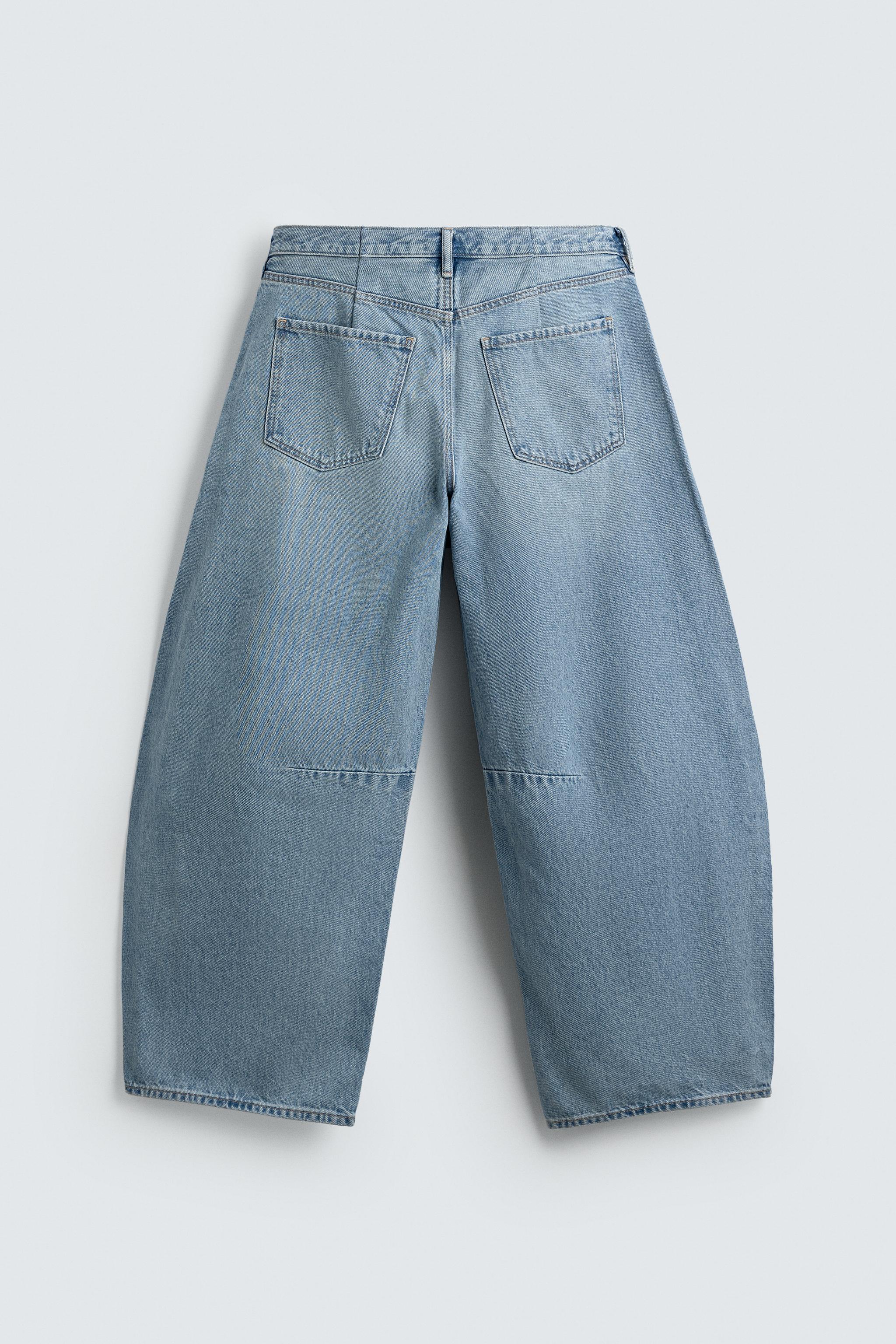 JEAN RELAXED BARREL FIT À PINCES