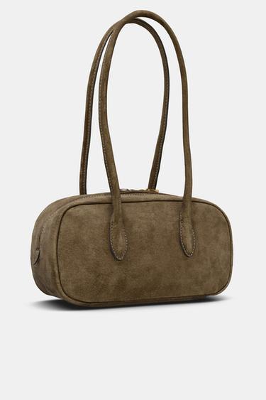 BOSSA D'ESPATLLA DE PELL - Verd de Zara - Imatge 0