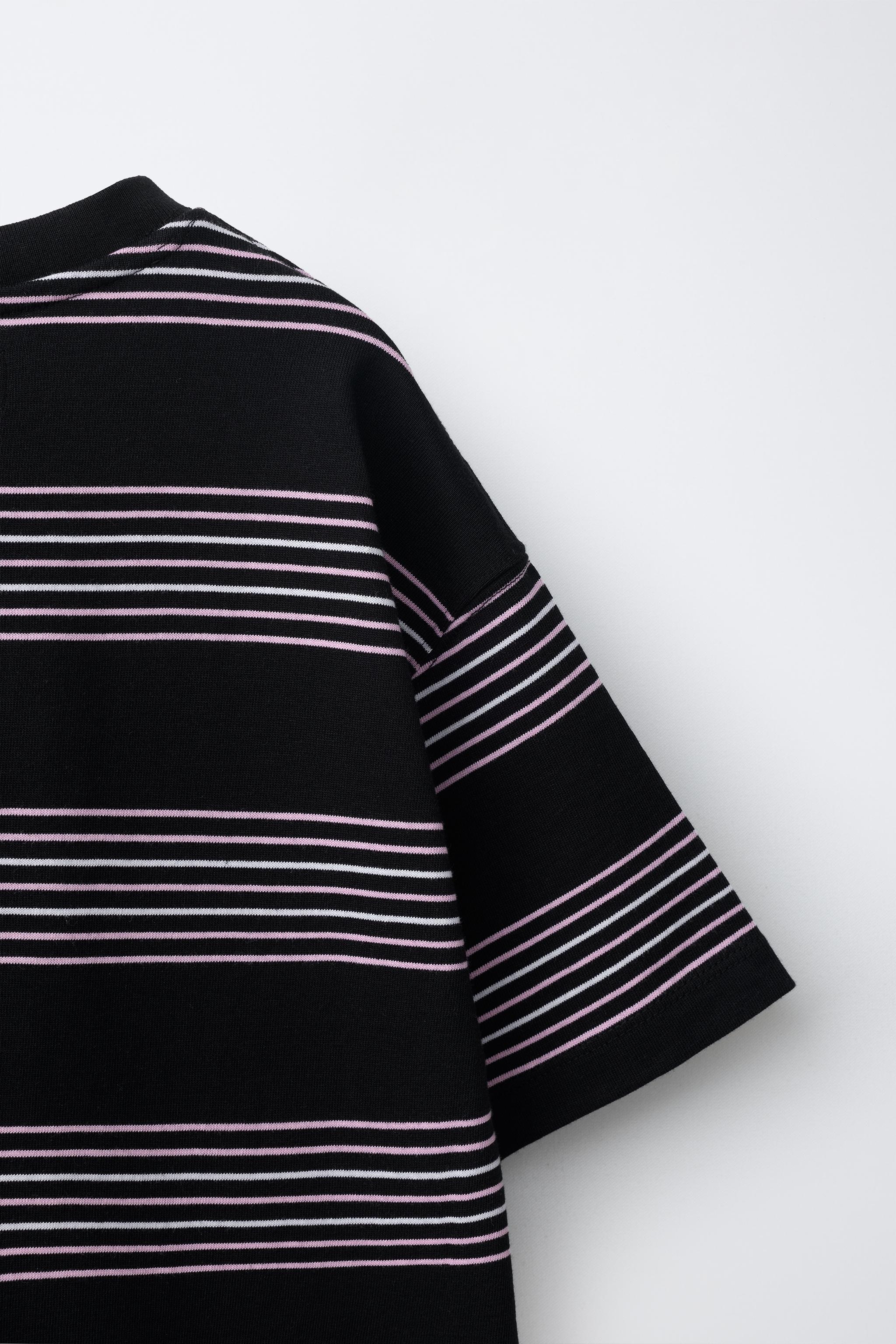 RIPNDIP x ZARA Kids Striped Embroidered T-Shirt — view 4
