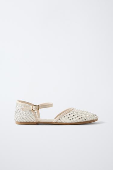 BAILARINA BRILLOS - Blanco Crudo de Zara