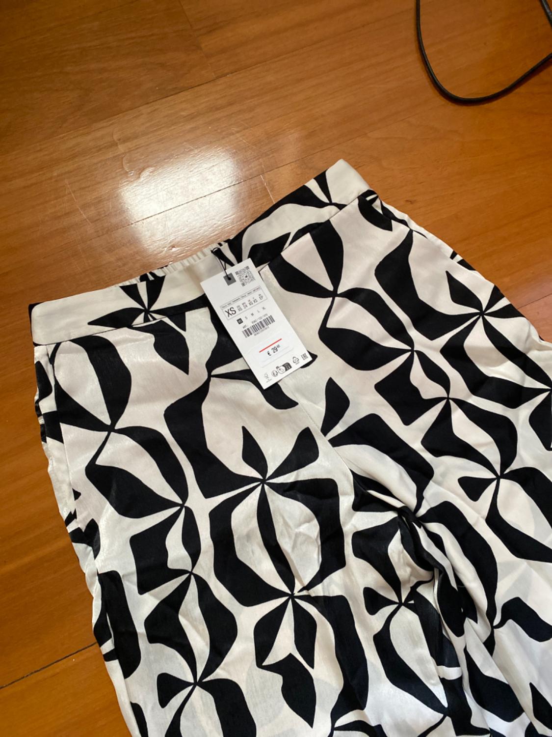 SATIN PRINT TROUSERS - Image 3