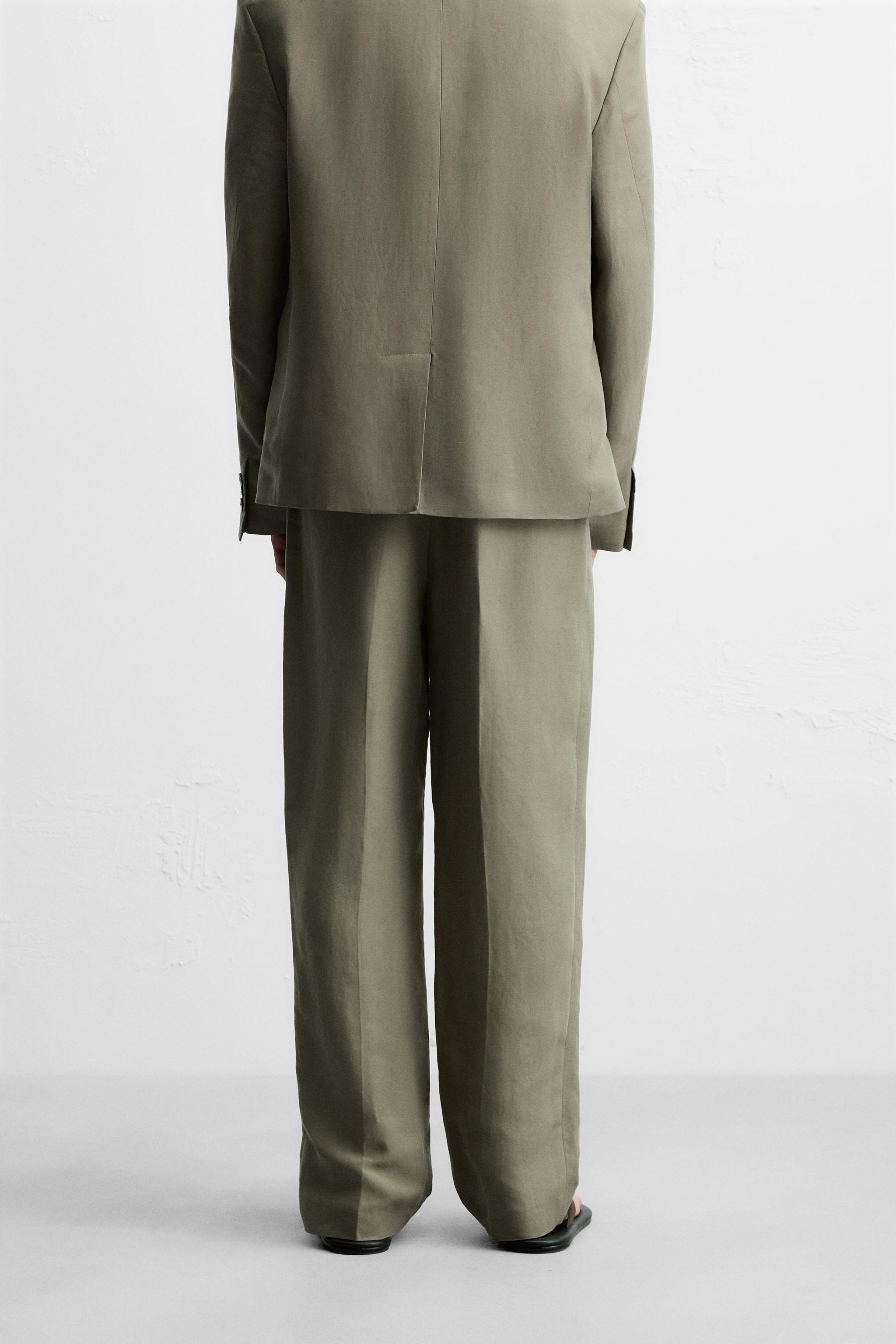 ZARA パンツスーツ セットアップ ミントグリーン 春 パステル