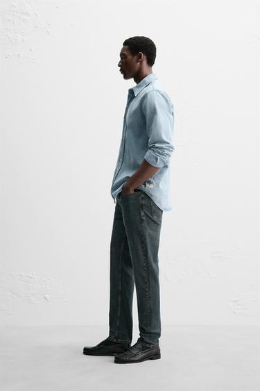 JEAN SLIM FIT - Bleu / Vert de Zara - Image 3