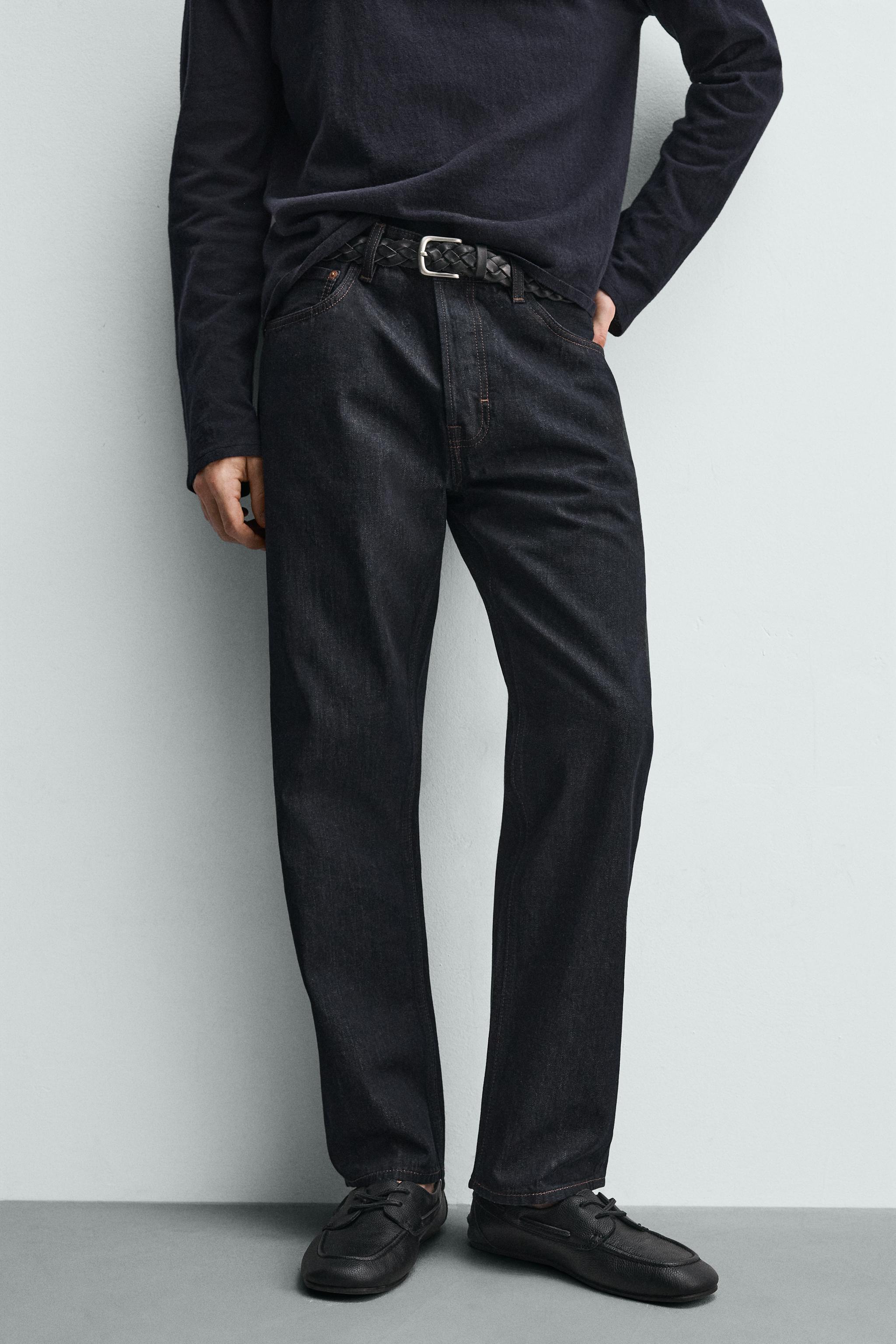 ストレートフィットデニムパンツ - インディゴブルー | ZARA Japan / 日本
