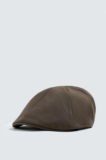 STRUCTURED BERET - Khaki by Zara